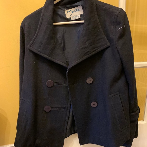 black pea coat - Picture 1 of 4